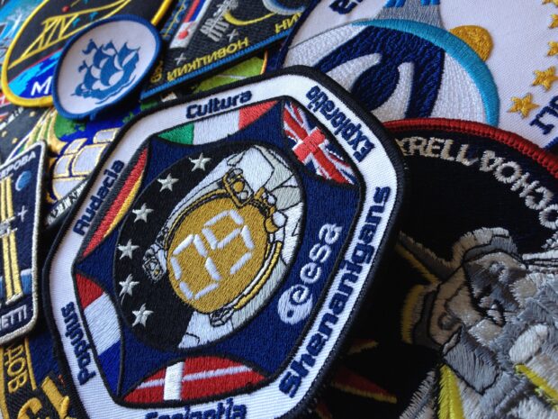 Image of a selection of mission patches