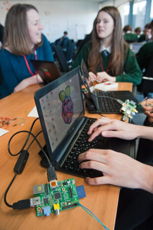 Coding a Raspberry Pi.