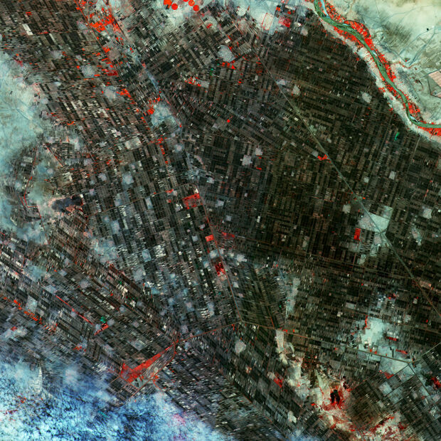 The capital of Sudan, as captured by Sentinel-2A. Credit: Copernicus Sentinel data (2015)/ESA