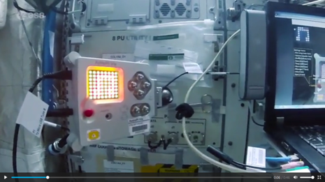 The Raspberry Pi working on the Space Station