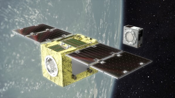 Astroscale's ELSA-d mission. Credit: Astroscale