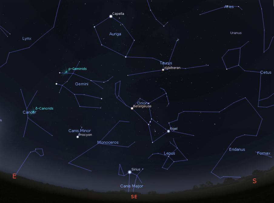 The night sky in January – UK Space Agency blog