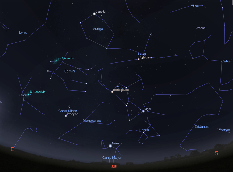 The night sky in January UK Space Agency blog