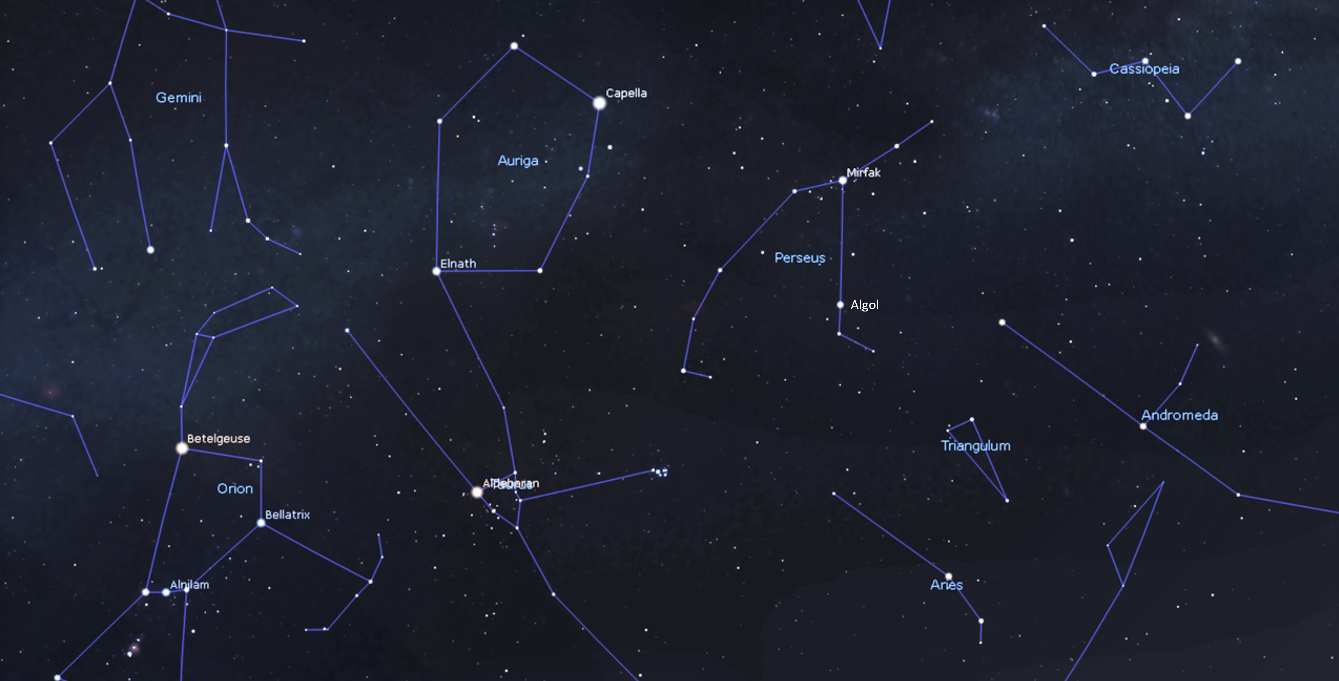 star map northern hemisphere february 2022