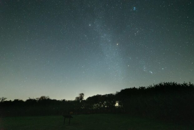 The constellation of Orion.