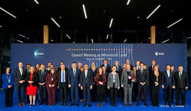 Ministers at the European Space Agency Council of Ministers meeting in Paris.