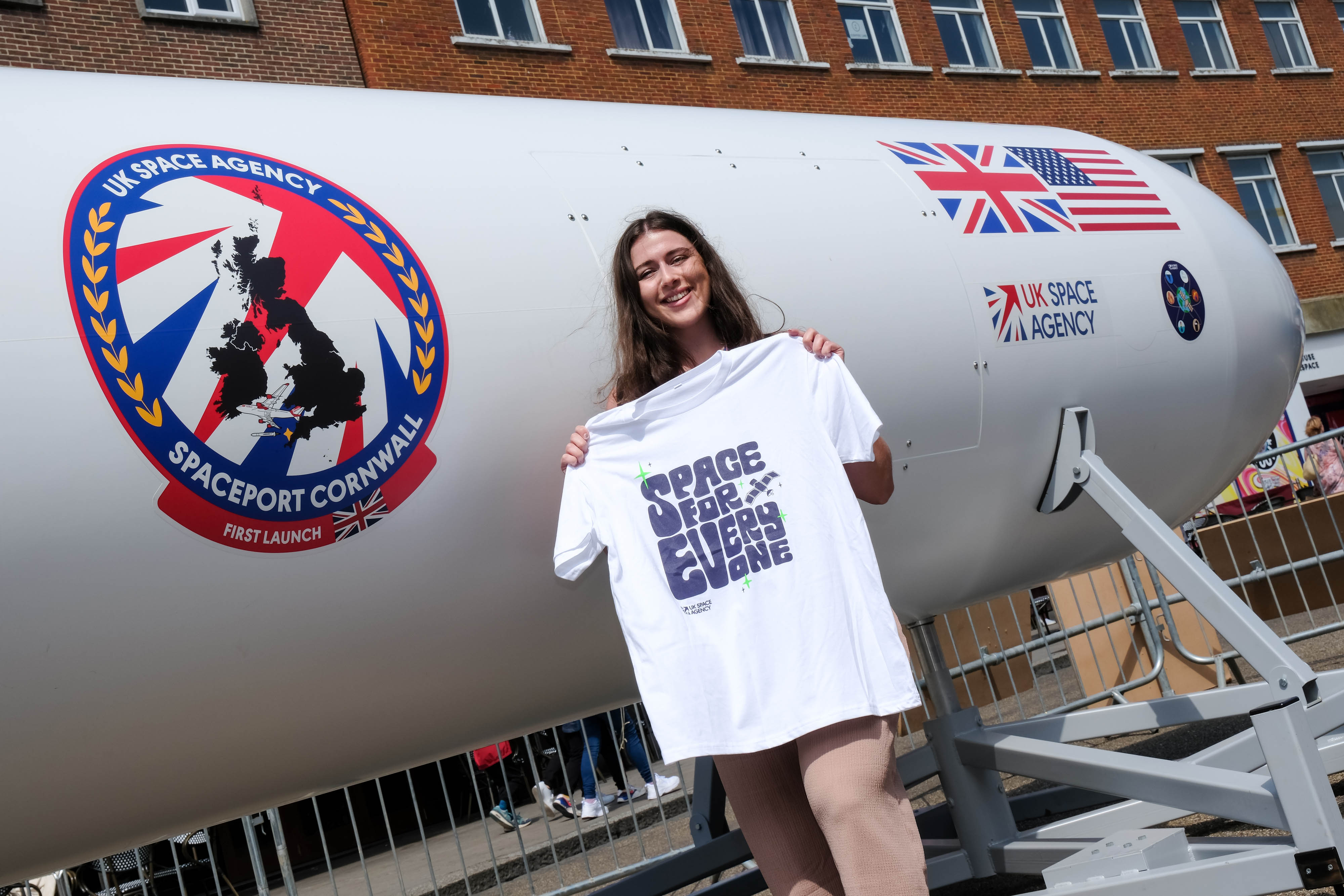 Crowds turn out for launch of UK Space Agency’s Space for Everyone tour