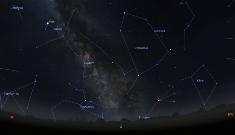 Milky way and meteors: the night sky in July – UK Space Agency blog