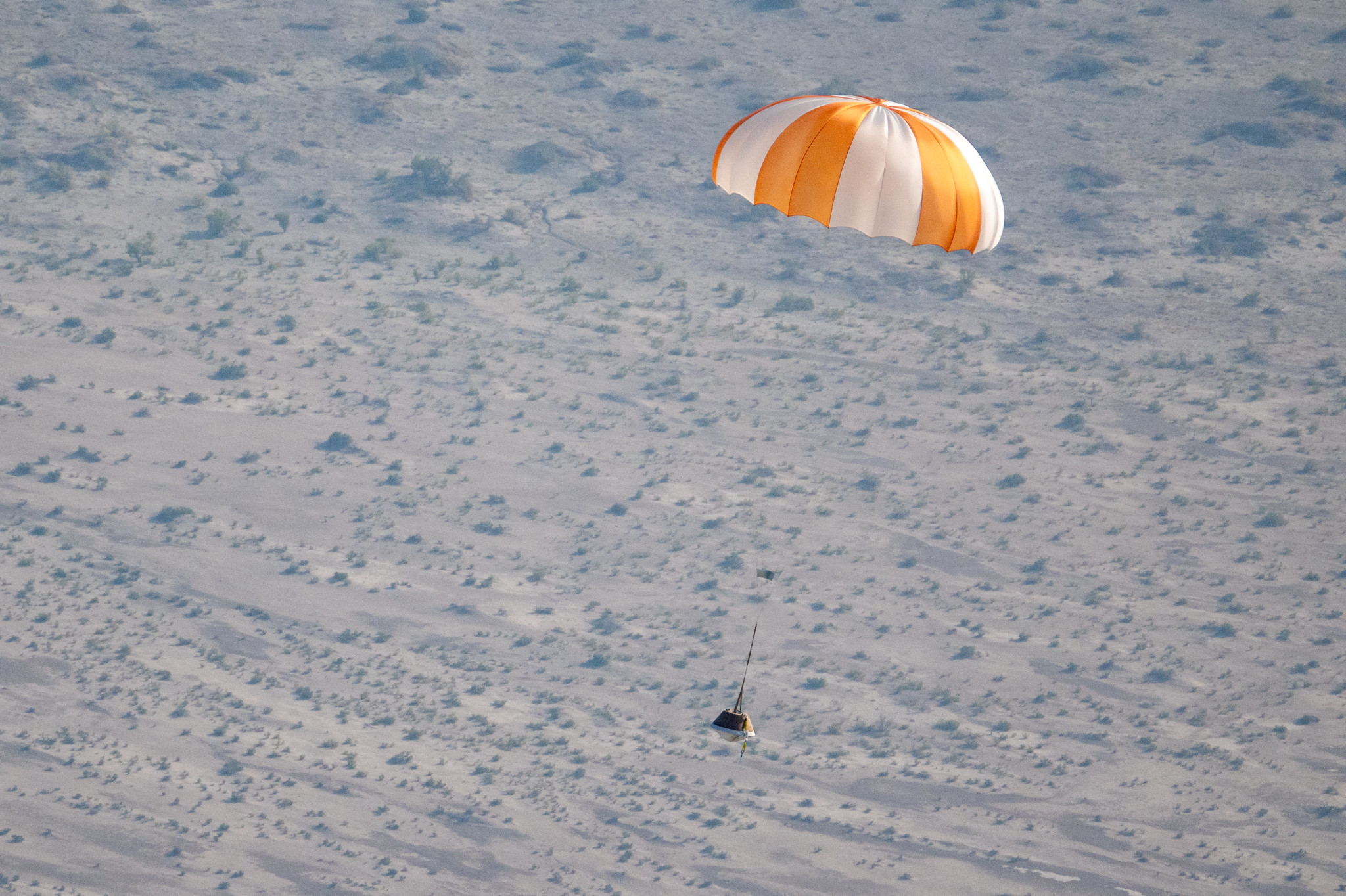 The sample return capsule from NASA’s OSIRIS-REx mission.