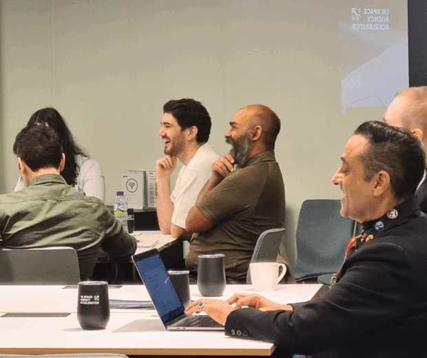 UK Space Agency Accelerator workshop.