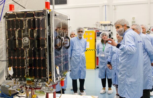 HydroGNSS at Surrey Satellite Technology facilities. Credit: SSTL