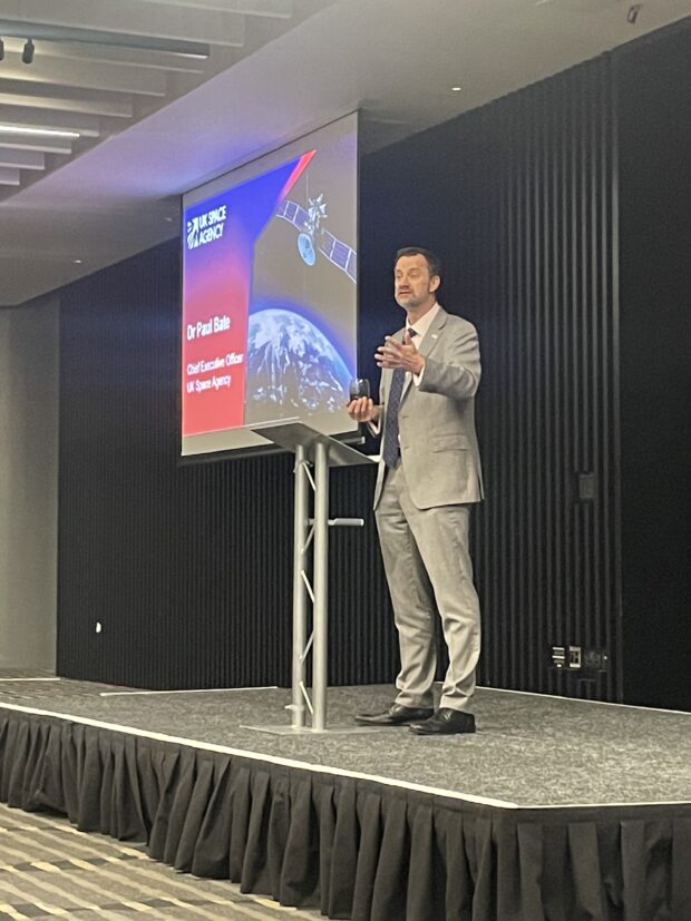UK Space Agency CEO, Dr Paul Bate.