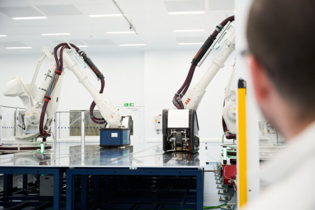 iCOMAT space manufacturing facility in Gloucestershire.