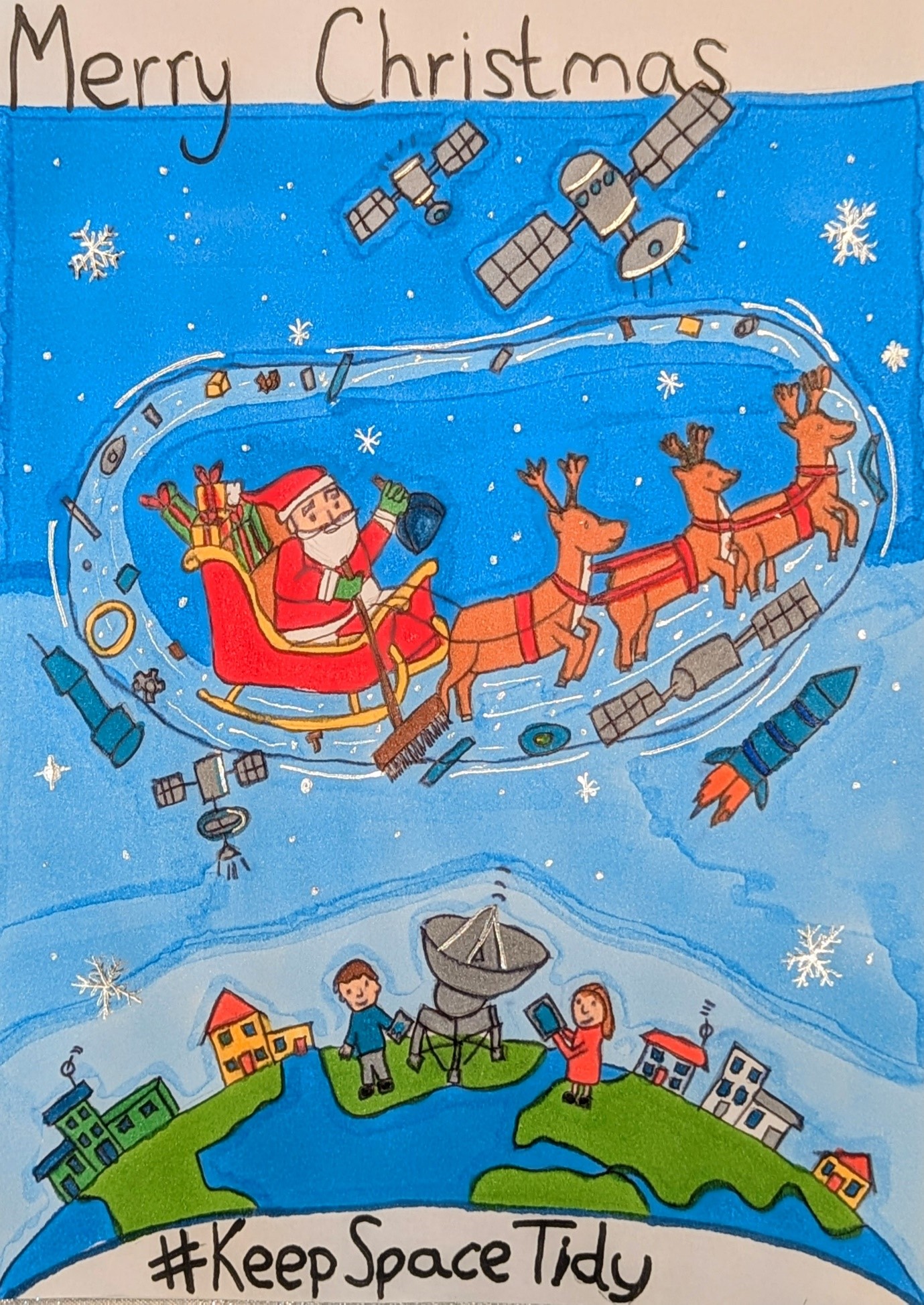 UK Space Agency Christmas Card Design Competition winners revealed 🎅 ...